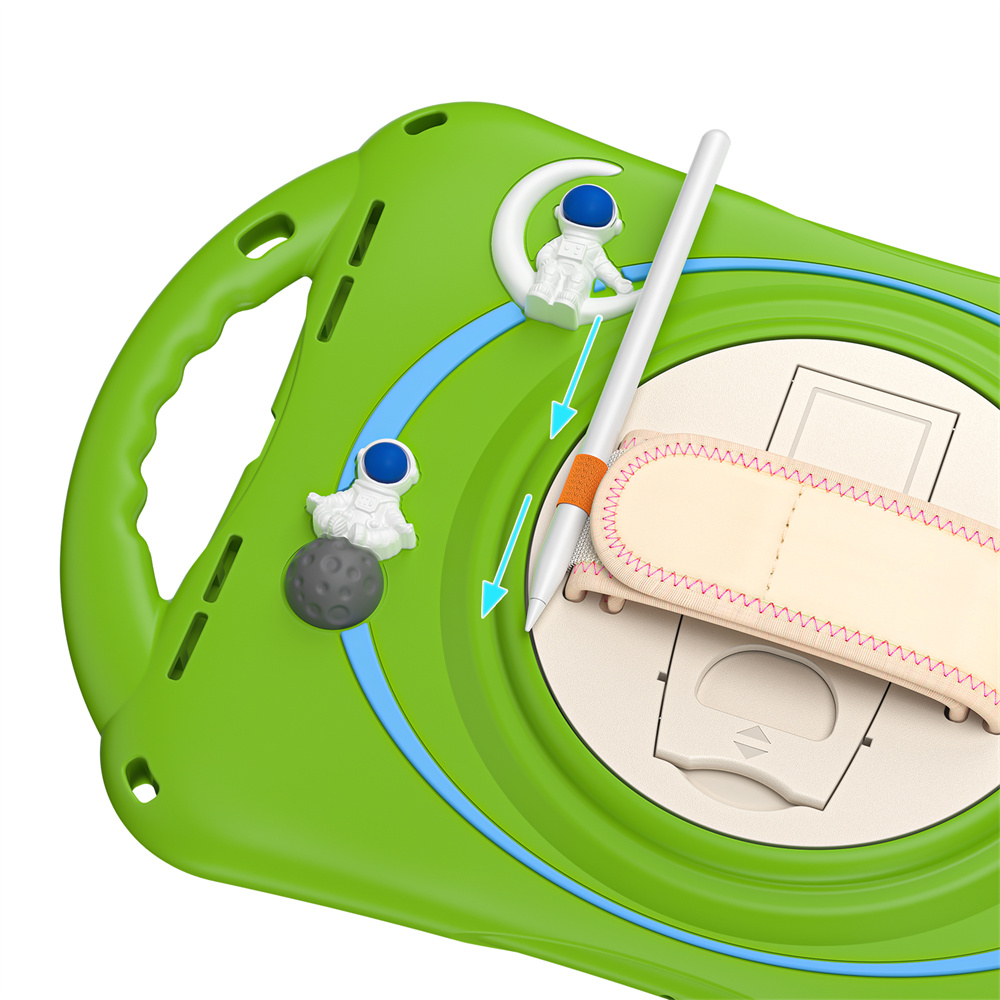 Cute Cartoon Silicon Kids Tablet Cover Case For iPad 10th Generation 2022 10.9 inch Case With Handle