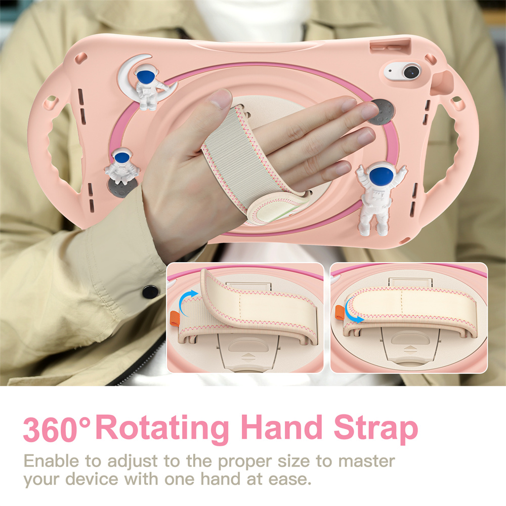 Cute Design Soft Silicone Kids Tablet Cover Case For iPad 10.2 9th 8th 7th Generation Case With Handle