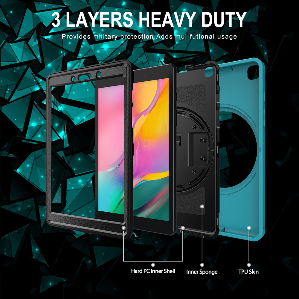 Rugged Tablet Back Cover Protective Case For Samsung Galaxy Tab A 2019 8.0 t290 t295 Case Beautiful Cover
