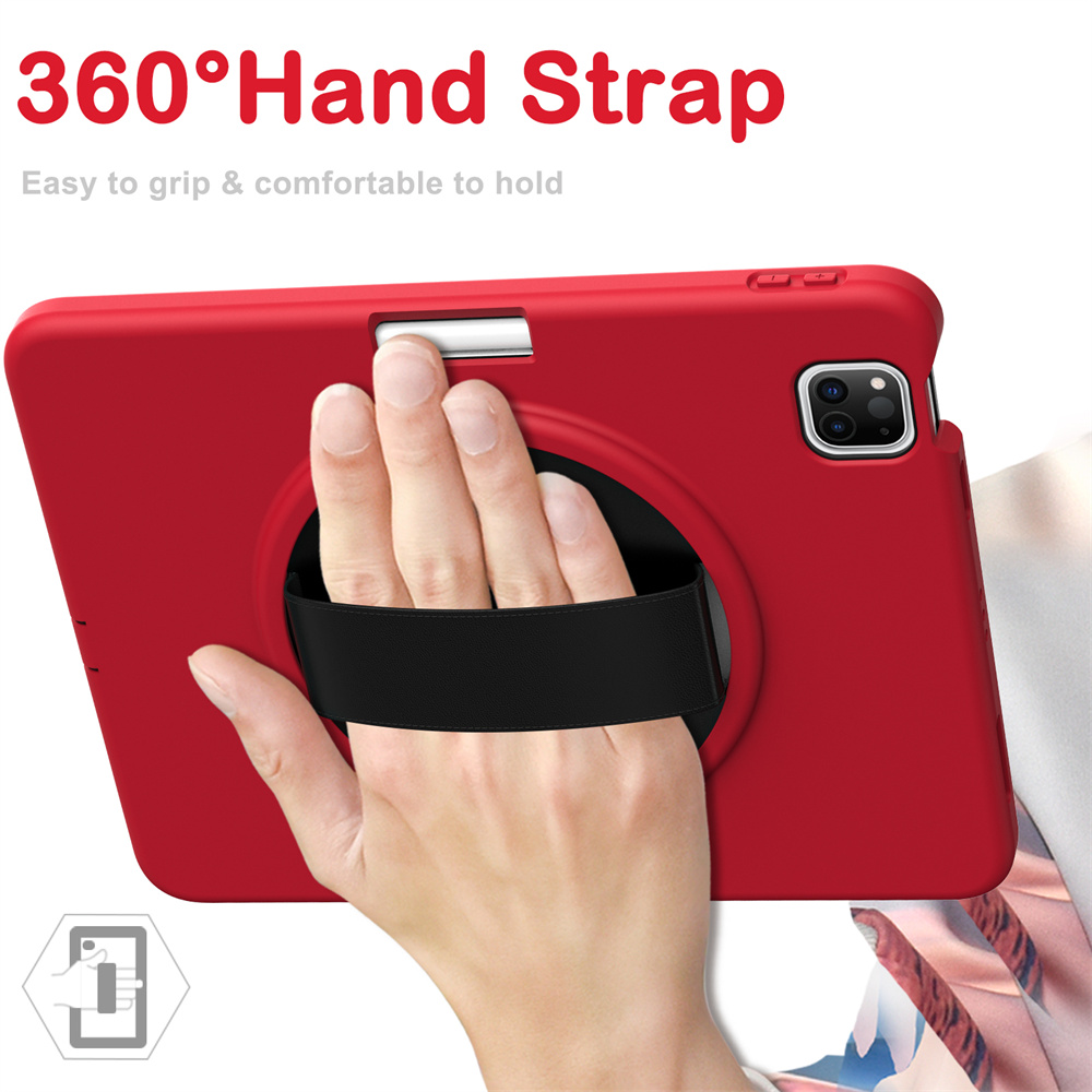 Tablet Cover Rugged Case For iPad Pro 11 12.9 Air 10.9 inch ios And Tablet PC Case With Hand Strap