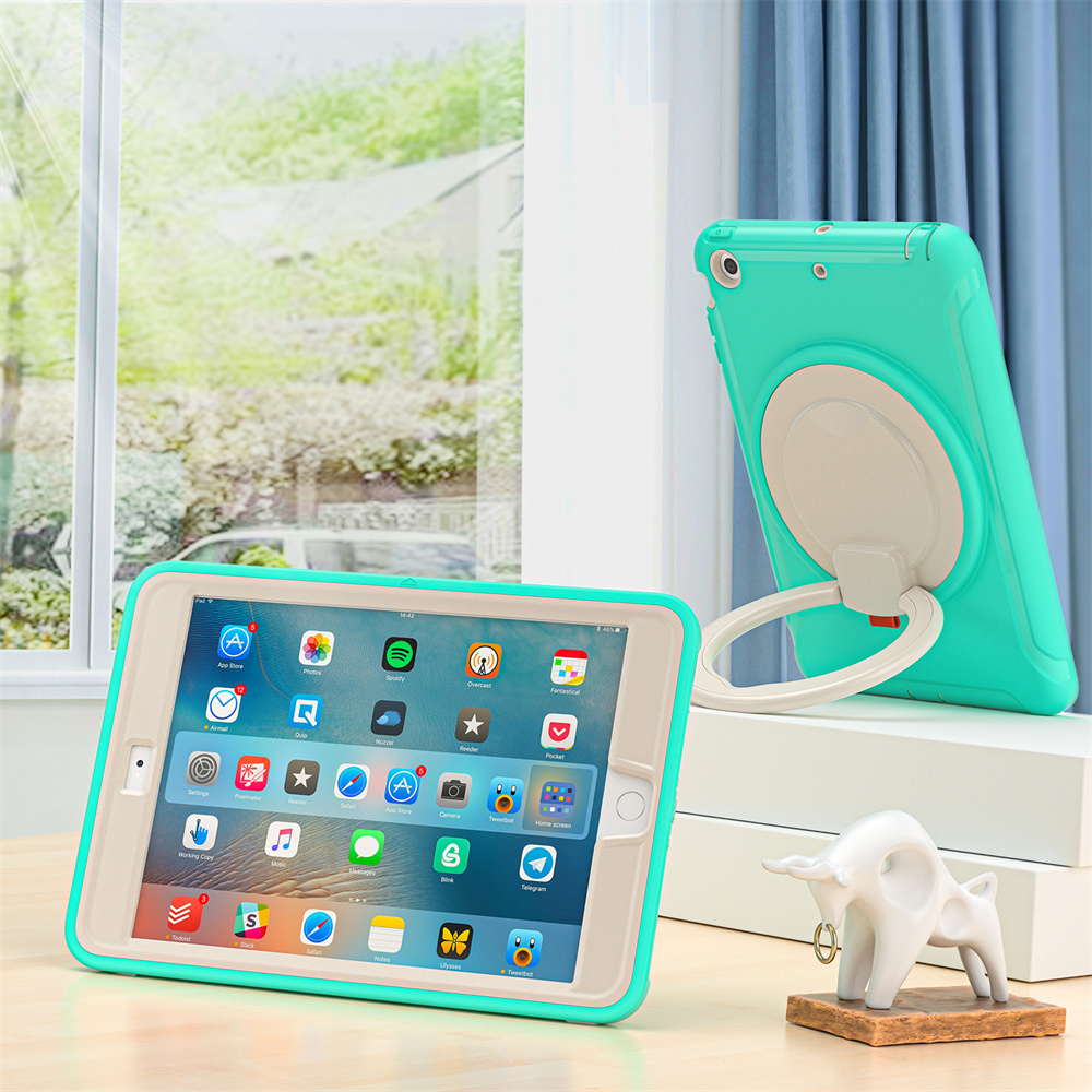 360 Rotating TPU Protective Child Proof Tablet Case Cover For Apple iPad mini 3/2/1 Case