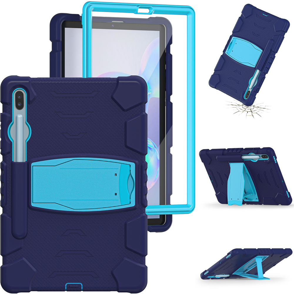 Rugged Tablet Cover Case For Samsung Galaxy Tab S6 2019 t860 10.5 inch Case Cover With Stand