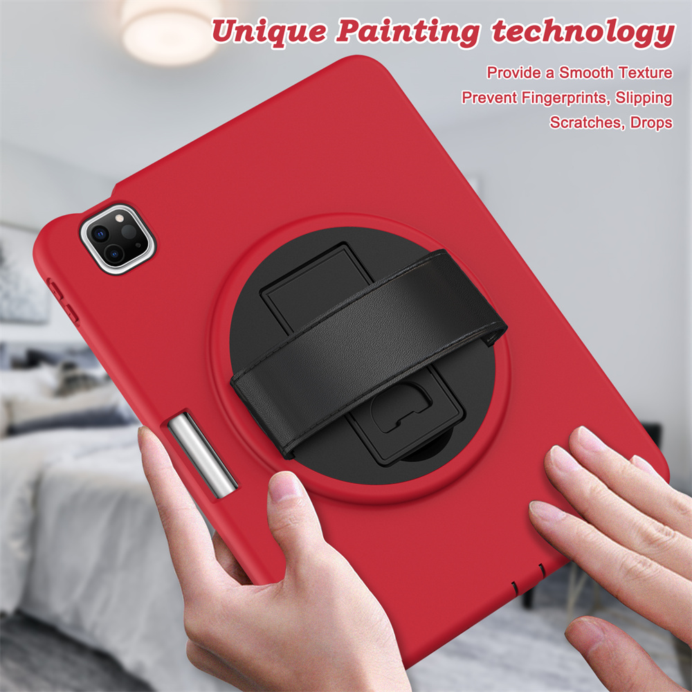 Tablet Cover Rugged Case For iPad Pro 11 12.9 Air 10.9 inch ios And Tablet PC Case With Hand Strap