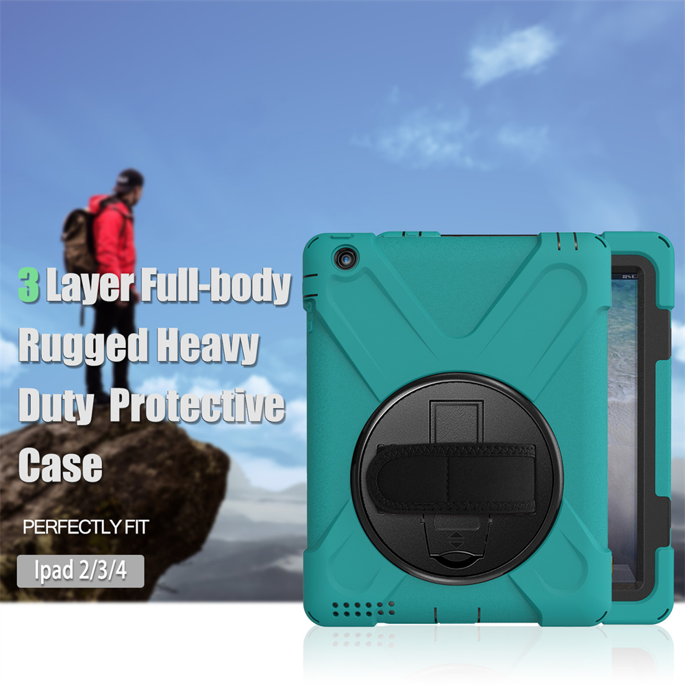 9.7 inch Universal Tablet Case Cover For Apple iPad 4th generation 2th/3th gen Back Housing Case