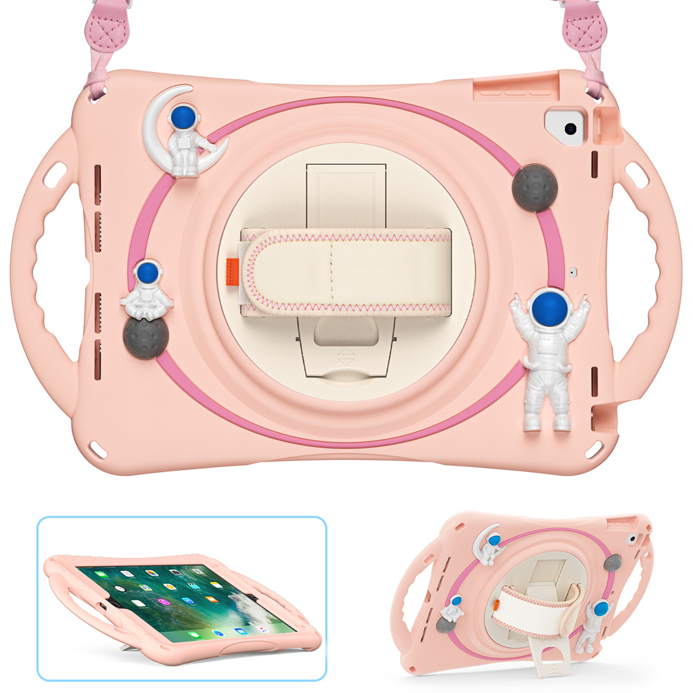 9.7 inch Silicone Kids Universal Tablet Case For iPad Air 2 Pro 9.7 2017 2018 Children Case With Handle