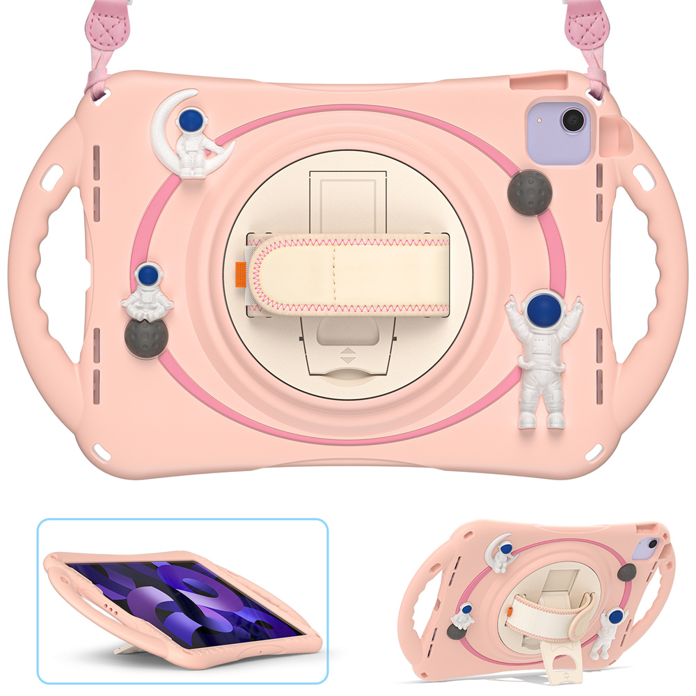 Cute Cartoon Silicon Kids Tablet Cover Case For iPad 10th Generation 2022 10.9 inch Case With Handle