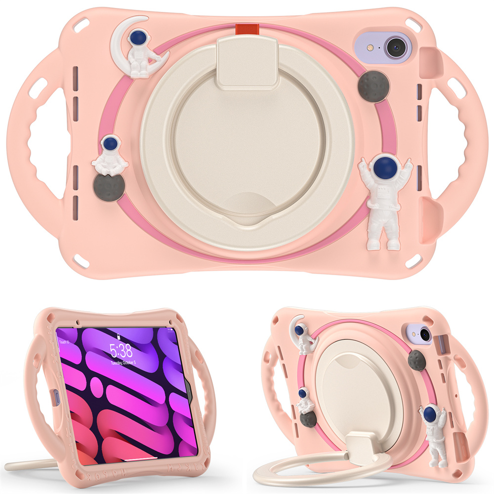 Shockproof Soft Silicone Kids Tablet Case Cover For iPad mini 6 Generation 8.3 inch Case With Pencil Holder