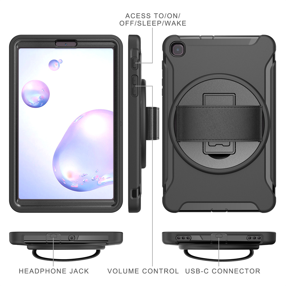 Full Protective Silicone Shockproof Rugged Tablet Case For Samsung Galaxy Tab A 8.4 2020 t307 Back Cover