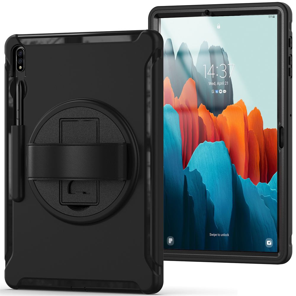 Rugged TPU PC Tablet Back Cover Case Housing For Samsung Galaxy Tab S7 FE 5G 12.4 inch Case Cover