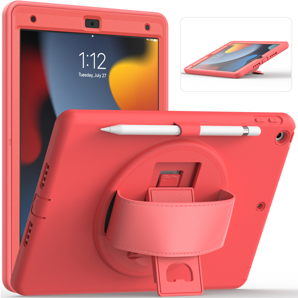 TPU Tablet Back Cover Case For iPad 10.2 inch 9th gen 8th 7th generation Case Cover With Pencil Holder