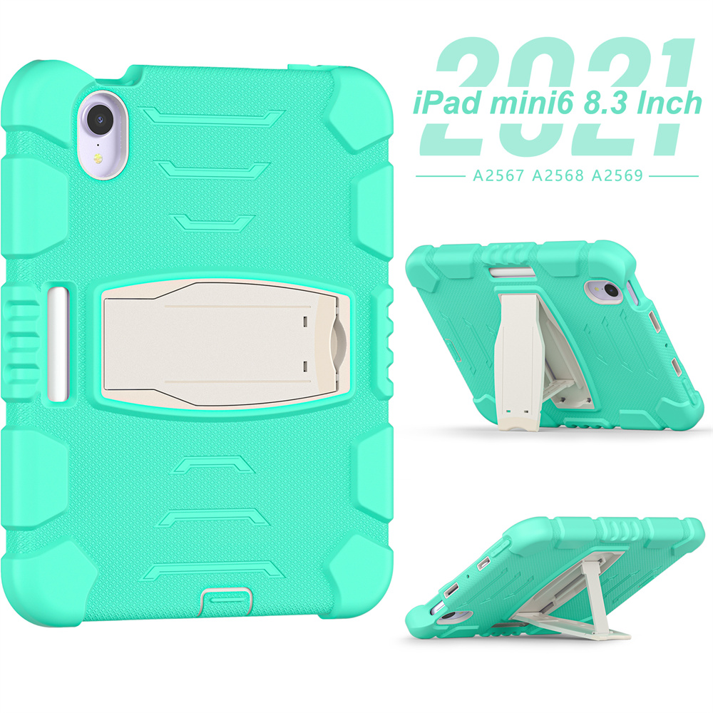 3 layer perfect protective shockproof tablet cover case for iPad mini 6 case with pencil holder