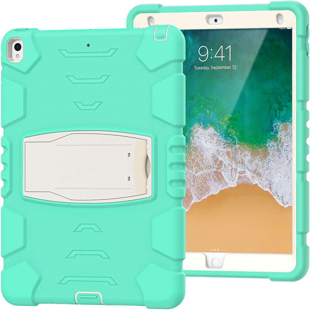Shockproof Silicone Rugged Tablet Case For iPad air 3 Pro 10.5 inch Case Back Cover With Kickstand