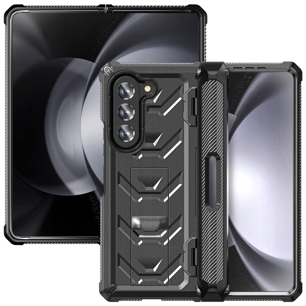 Luxury Designer Mobile Phone Shell Case For Samsung Galaxy Z Fold 5 5G Case With Slide Camera Lens Cover