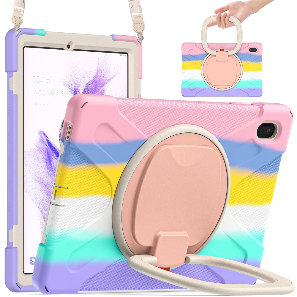 Shockproof tablet case for Samsung Galaxy Tab S7FE T730 T735 T736B T736N rugged case with kickstand