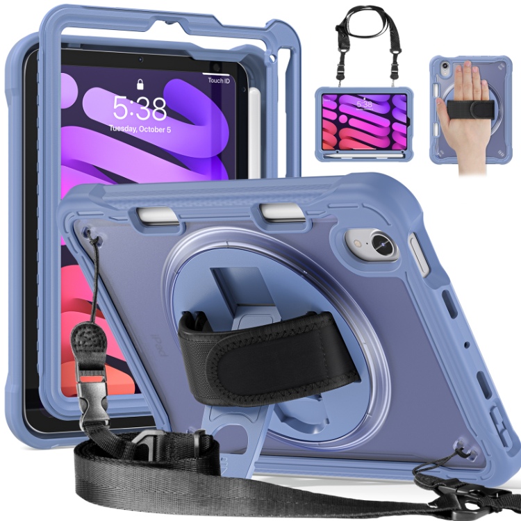 Full Body Protection TPU Shockproof Tablet Cover Case For iPad Mini 6 Pink Rugged Case