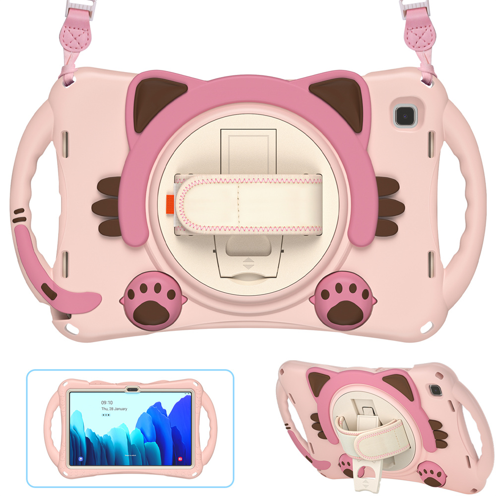 Technology Design Low Price Cute Kids Silicone Tablet Cover For Samsung Galaxy Tab A7 Case With Logo