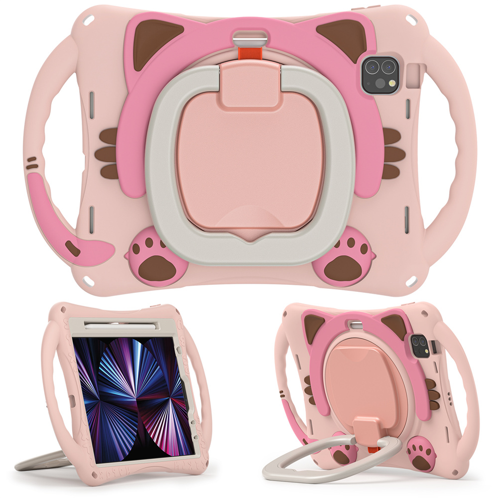 Silicone Cute Tablet Kids Case For iPad air 4 5 generation Case Pro 11 2022 2018 2020 2021 Case Back Cover