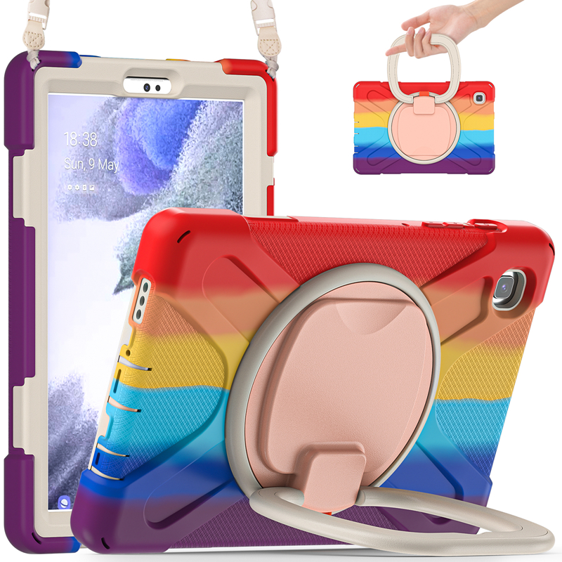 Silicone Rubber Back Cover Rugged Protector Tablet Case For Samsung Galaxy Tab A7 lite 8.7 inch t220 Holder Case