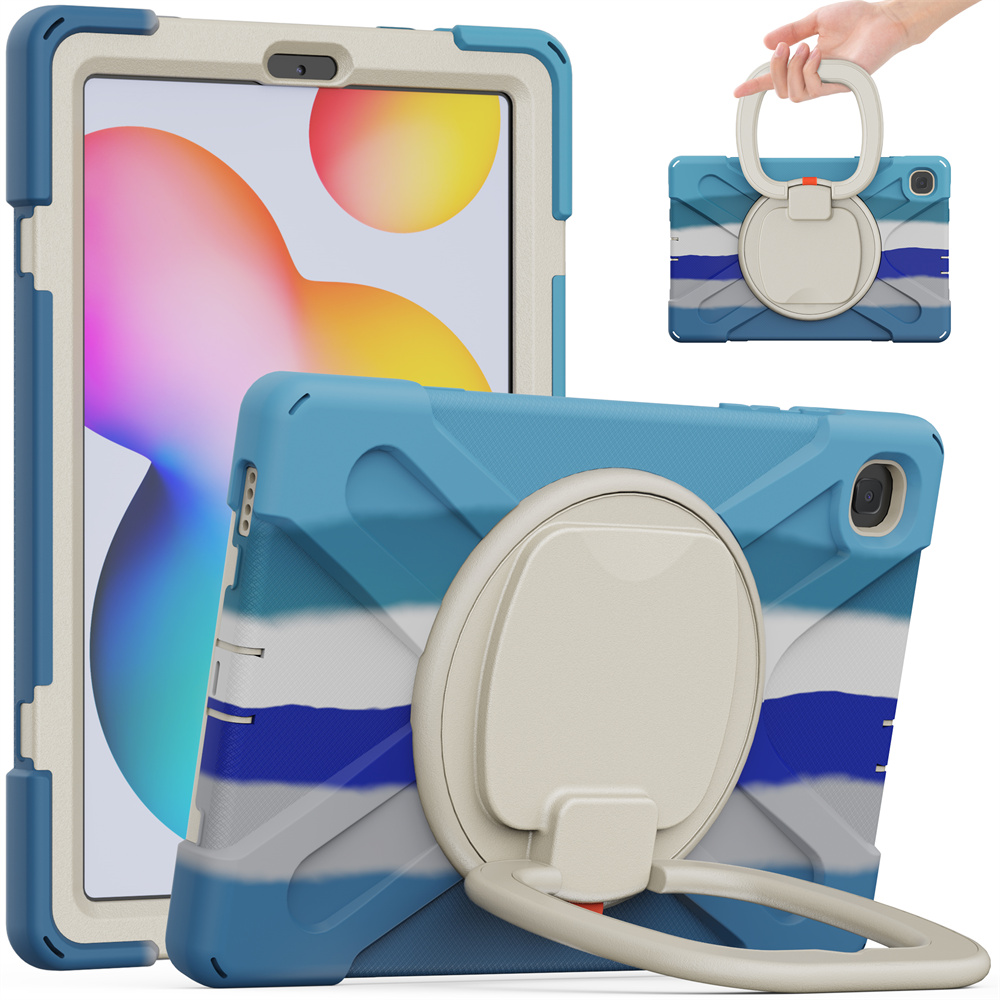360 degree rotating kickstand tablet case for Samsung Tab S6 Lite 2020 2022 P610 P615 P613 P619 case cover