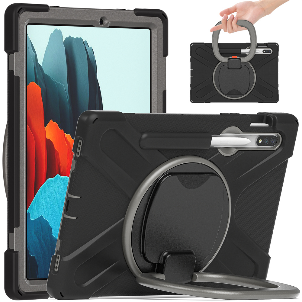 360 degree rotating kickstand tablet cover case for Samsung Galaxy Tab S7 T870 T875 S8 X700 X706 case