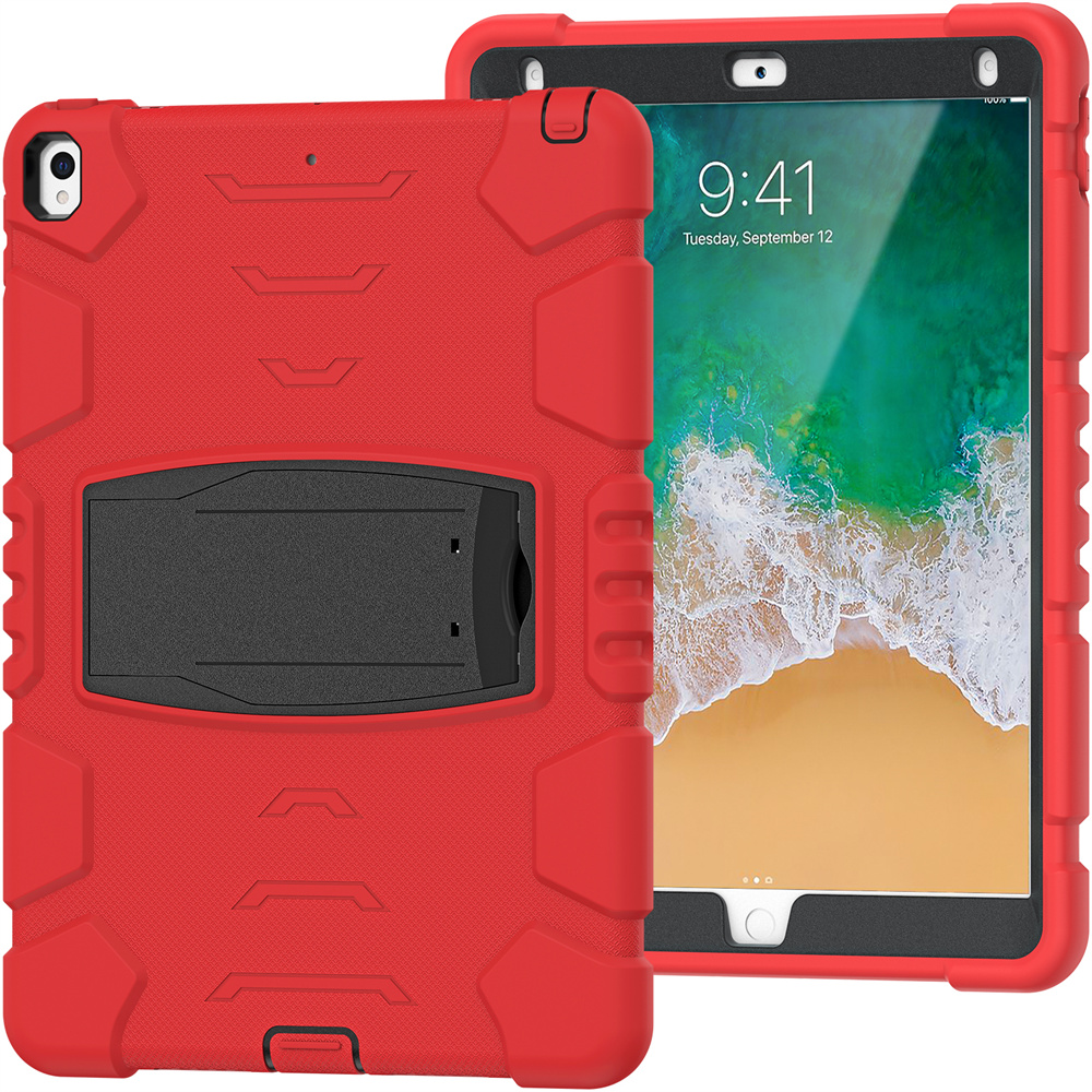 Shockproof Silicone Rugged Tablet Case For iPad air 3 Pro 10.5 inch Case Back Cover With Kickstand