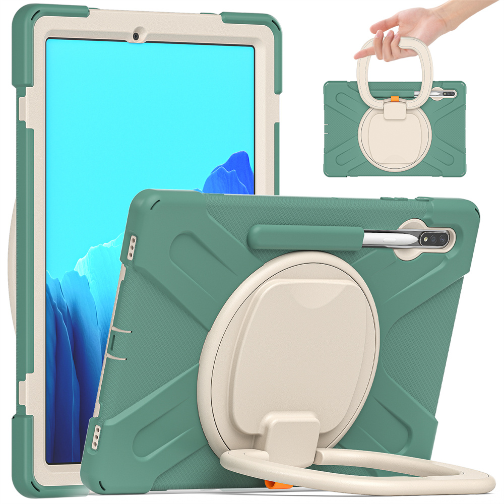 Rugged Shock proof Back Cover Hard Case For Samsung Galaxy Tab S7 Plus 12.4 inch Case Kids Cover