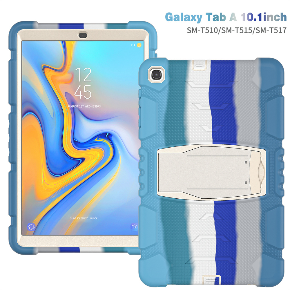 Shock proof Silicone Back Cover Tablet Case For Samsung Galaxy Pad Tab A 2019 10.1 inch t510 t515 Case Cover