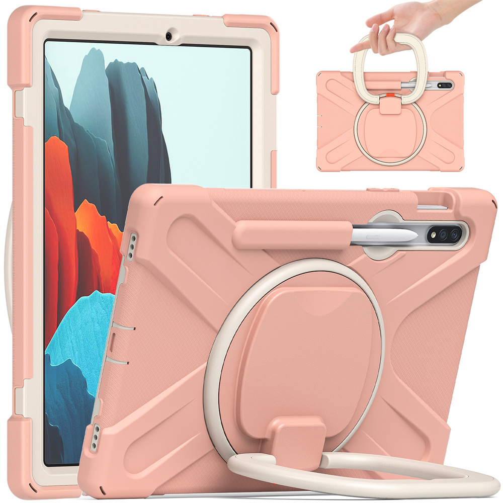 360 degree rotating kickstand tablet cover case for Samsung Galaxy Tab S7 T870 T875 S8 X700 X706 case