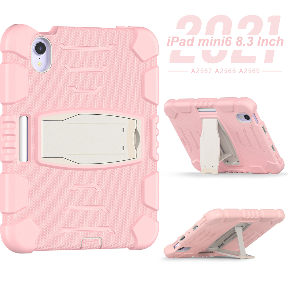 3 layer perfect protective shockproof tablet cover case for iPad mini 6 case with pencil holder
