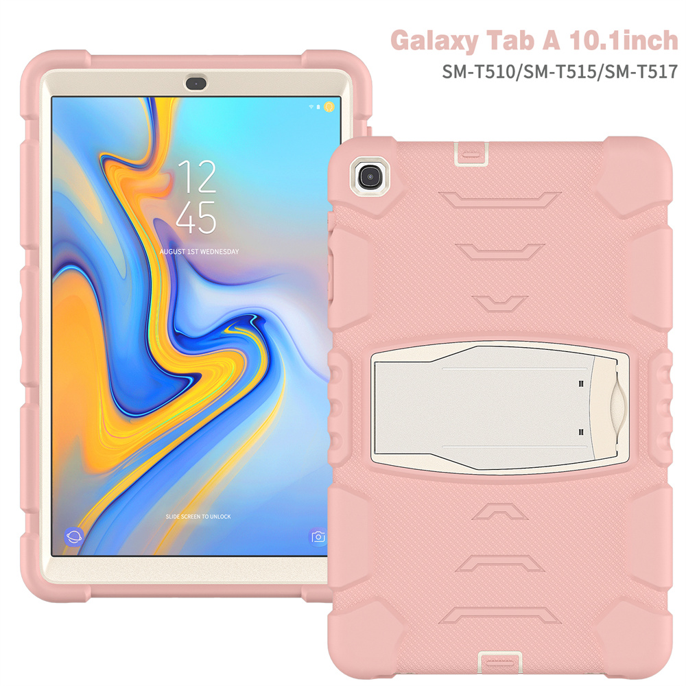 Shock proof Silicone Back Cover Tablet Case For Samsung Galaxy Pad Tab A 2019 10.1 inch t510 t515 Case Cover