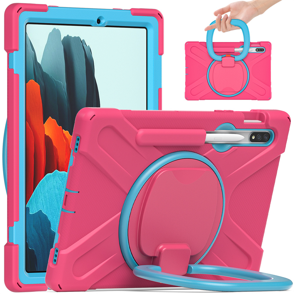 360 degree rotating kickstand tablet cover case for Samsung Galaxy Tab S7 T870 T875 S8 X700 X706 case