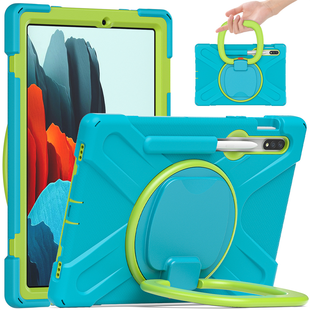 360 degree rotating kickstand tablet cover case for Samsung Galaxy Tab S7 T870 T875 S8 X700 X706 case