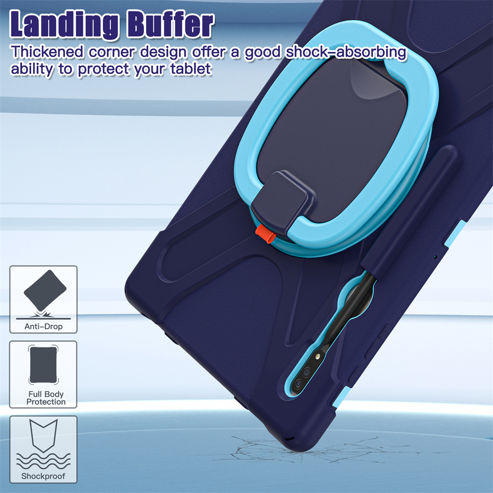 Tablet Accessories Rugged Silicone Case For Samsung Galaxy Tab S8 Ultra Case 14.6 inch Back Cover Case