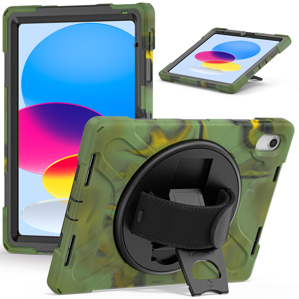 New Designer Luxury 360 Degree Rotation Covers Case For iPad 10th 10.9‘’ 2022 Case With Pencil Holder