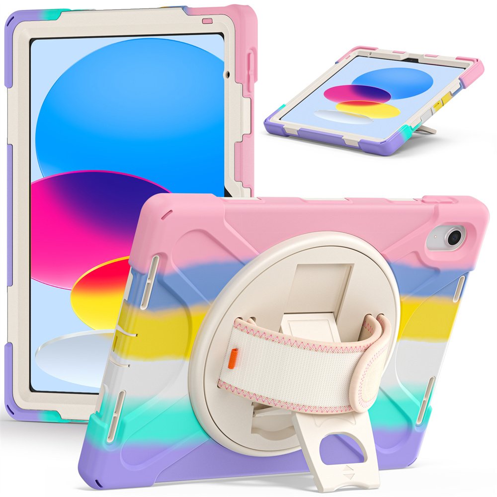 New Designer Luxury 360 Degree Rotation Covers Case For iPad 10th 10.9‘’ 2022 Case With Pencil Holder