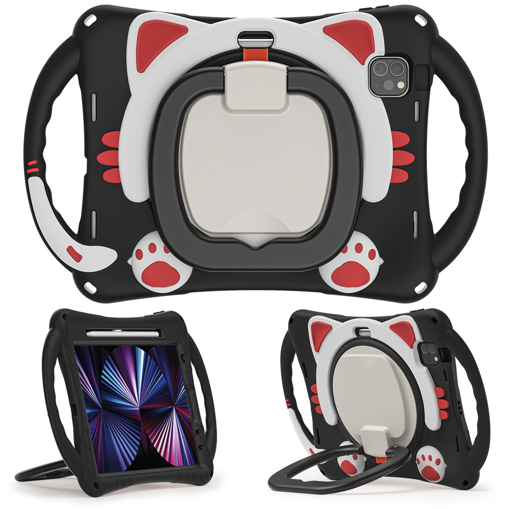 Silicone Cute Tablet Kids Case For iPad air 4 5 generation Case Pro 11 2022 2018 2020 2021 Case Back Cover