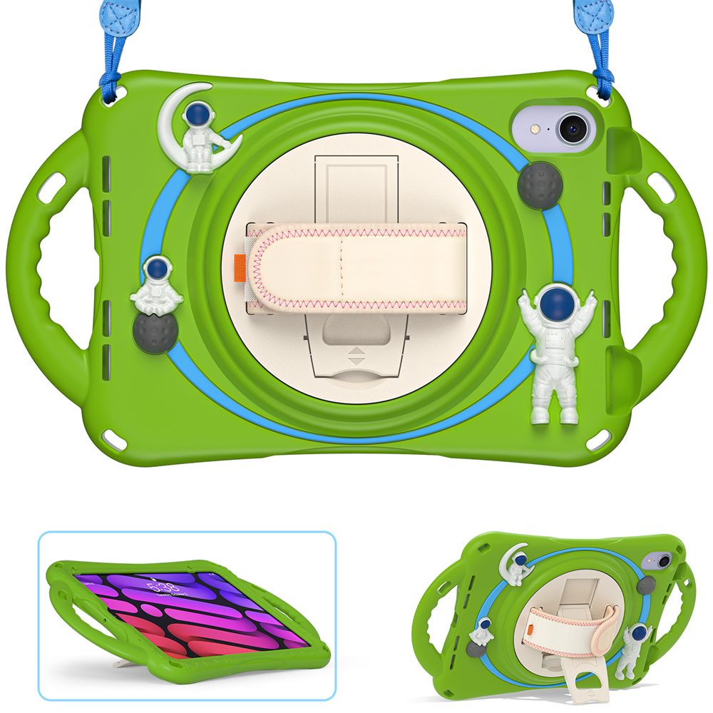Cute Kids Tablet Cover Case For iPad mini 6 8.3 inch 2021 Shockproof Case With Hand Strap And Handle