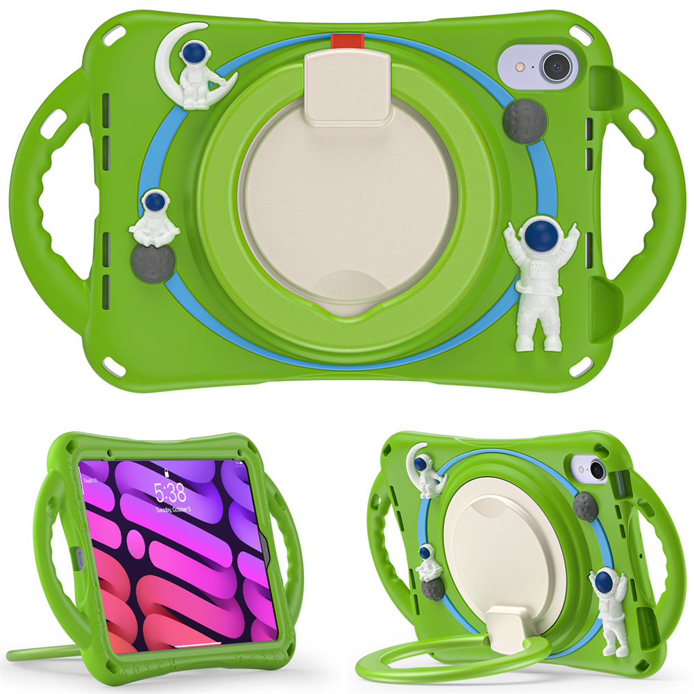 Shockproof Soft Silicone Kids Tablet Case Cover For iPad mini 6 Generation 8.3 inch Case With Pencil Holder