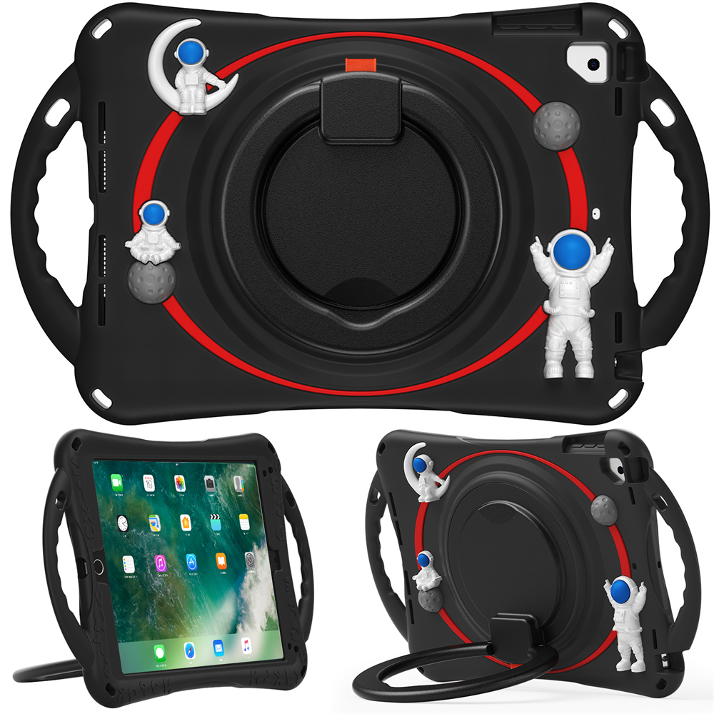 Cartoon Cute Design Soft Silicone Child Proof Tablet Cover Case For iPad 2018 2017 air 2 Pro 9.7 inch Kids Case