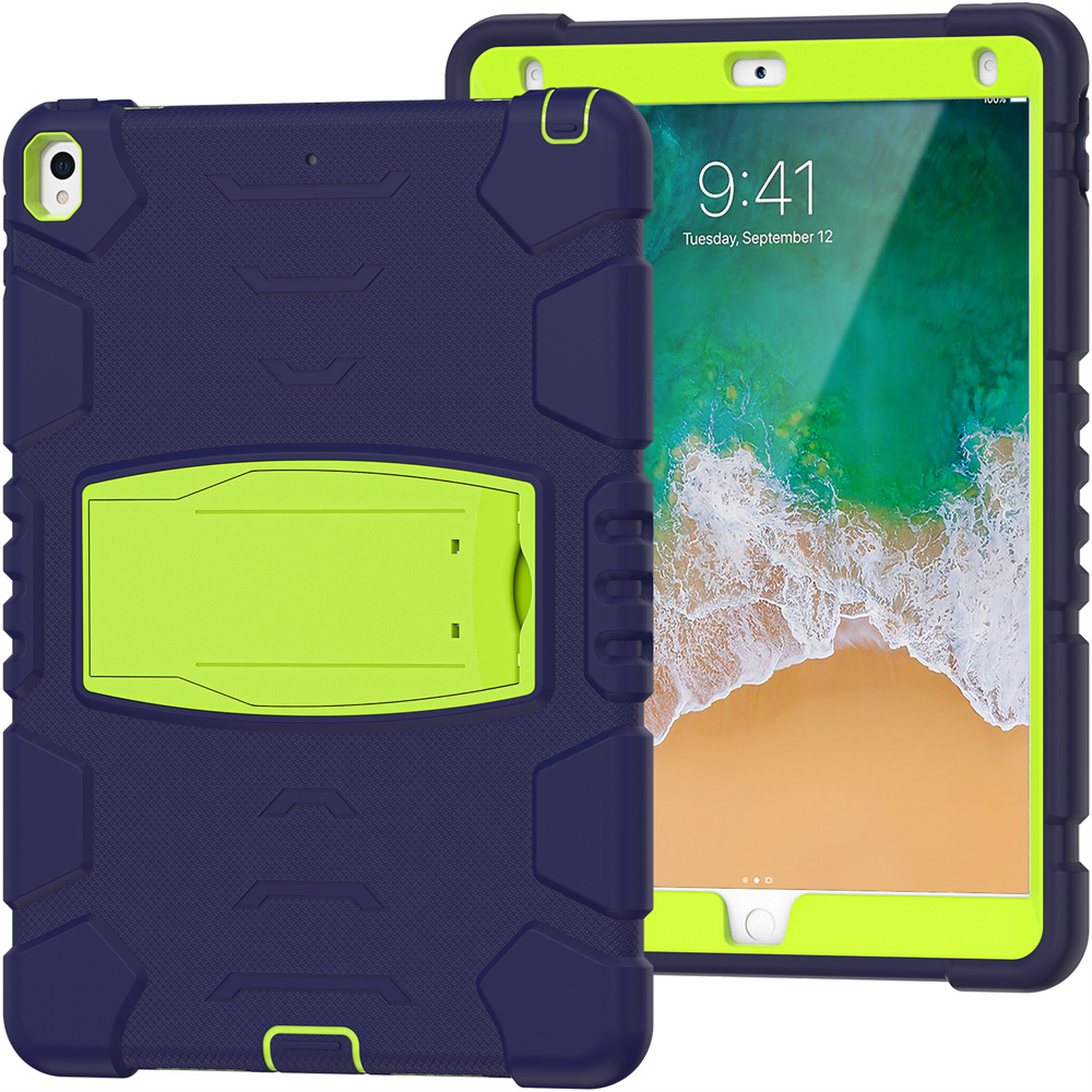 Shockproof Silicone Rugged Tablet Case For iPad air 3 Pro 10.5 inch Case Back Cover With Kickstand