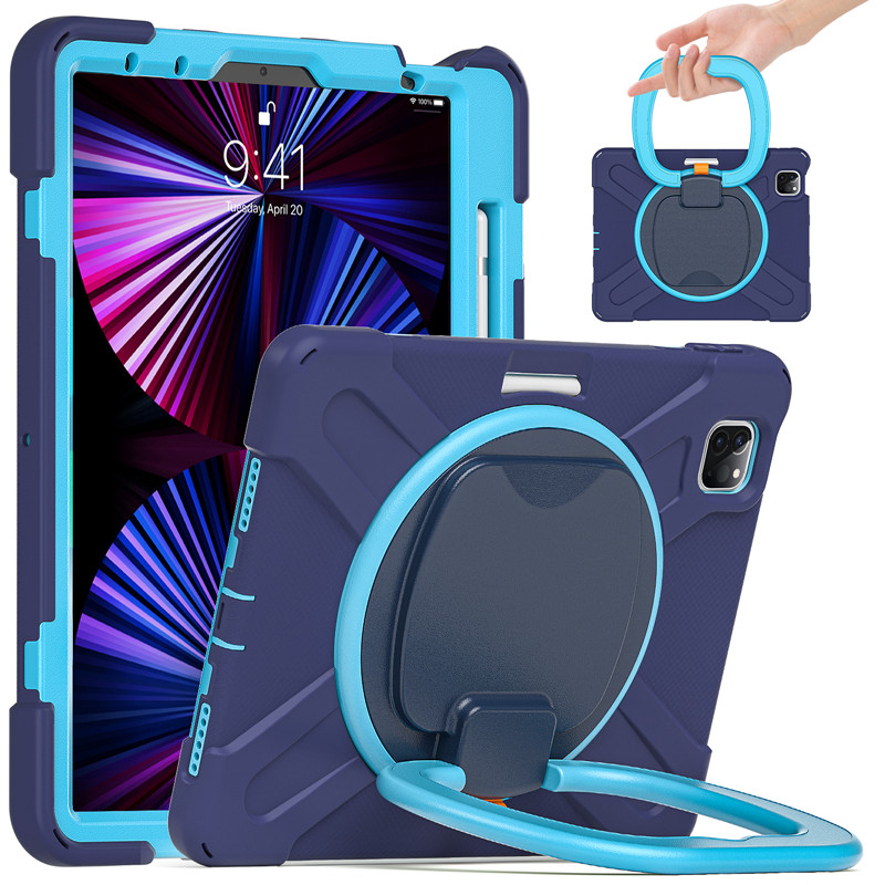 Shockproof tablet case with shoulder strap for ipad Pro 11 2018/2020/2021 kickstand