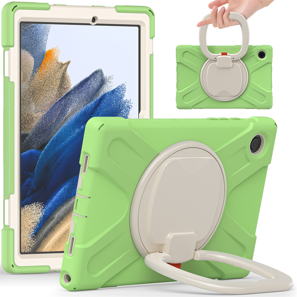 Full Cover Protective Tablet Case For Samsung Galaxy Tab A8 2022 X200 X205 Case With 360 Rotating Kickstand