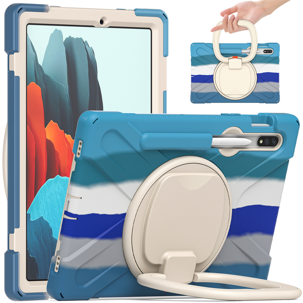 360 degree rotating kickstand tablet cover case for Samsung Galaxy Tab S7 T870 T875 S8 X700 X706 case