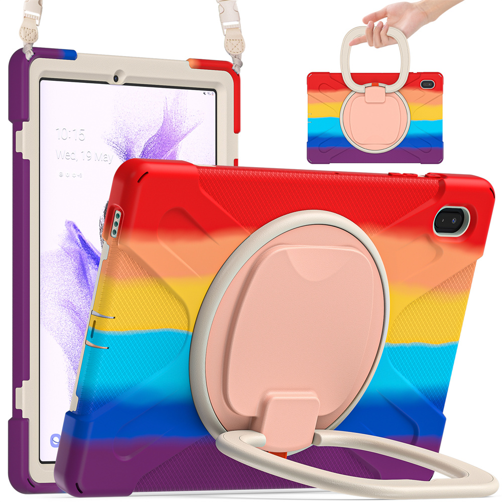 Shockproof tablet case for Samsung Galaxy Tab S7FE T730 T735 T736B T736N rugged case with kickstand