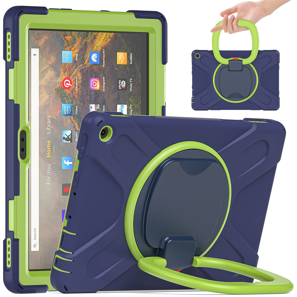 Shock proof Kids Friendly Case For Kindle Fire HD 10 2021 11th generation Tab Cover