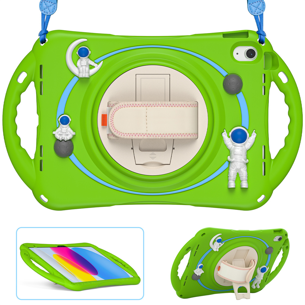 Cute Design Soft Silicone Kids Tablet Cover Case For iPad 10.2 9th 8th 7th Generation Case With Handle