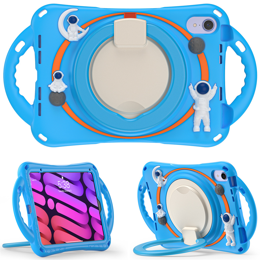 Shockproof Soft Silicone Kids Tablet Case Cover For iPad mini 6 Generation 8.3 inch Case With Pencil Holder