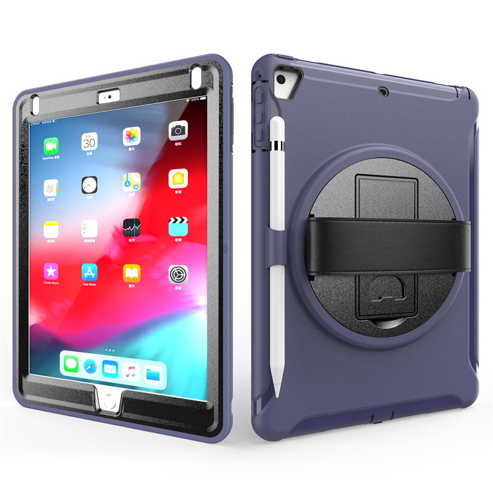 TPU Tablet Protective Case Back Cover for iPad Pro 9.7 2017 2018 Air Air2 Cases With Kickstand