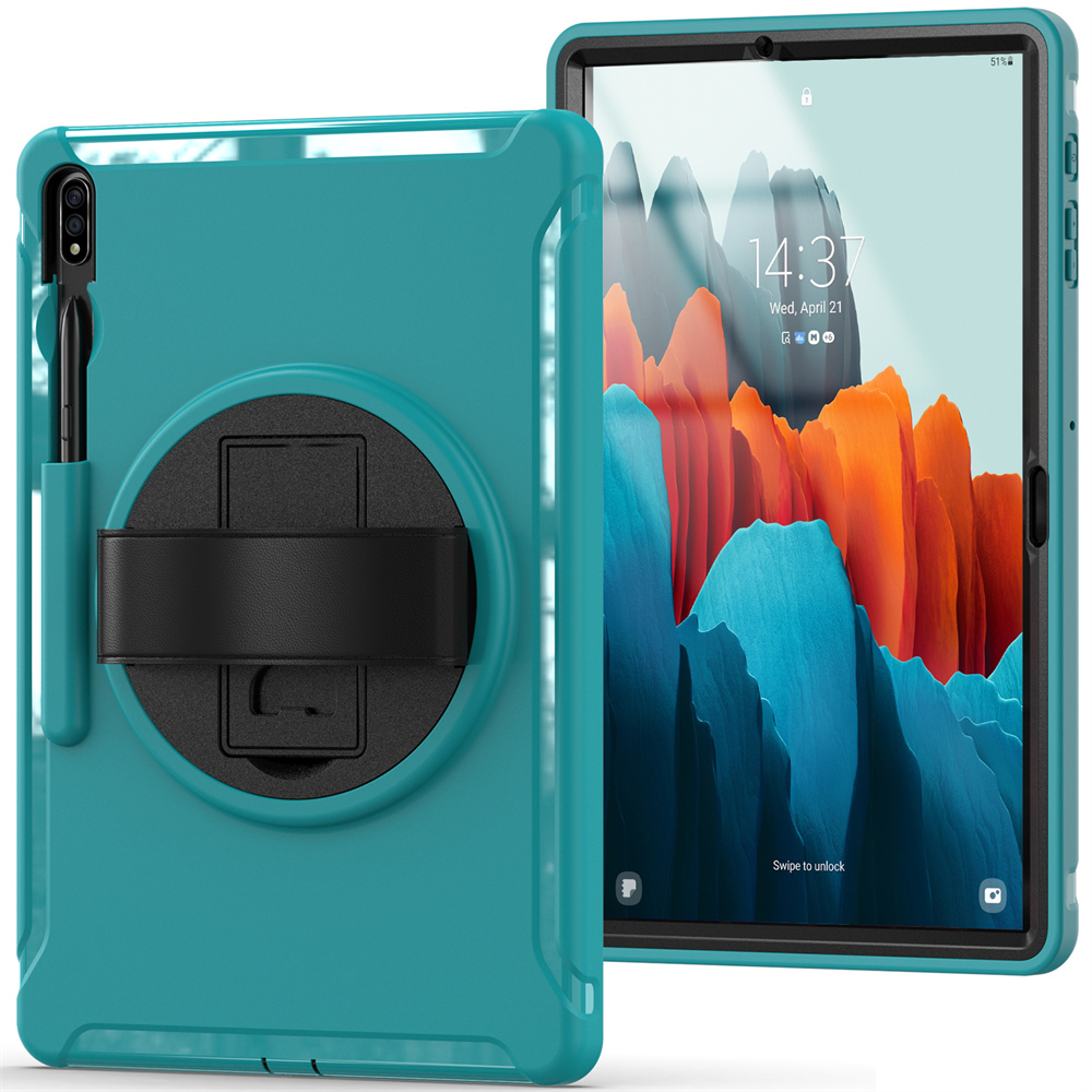 Rugged TPU PC Tablet Back Cover Case Housing For Samsung Galaxy Tab S7 FE 5G 12.4 inch Case Cover