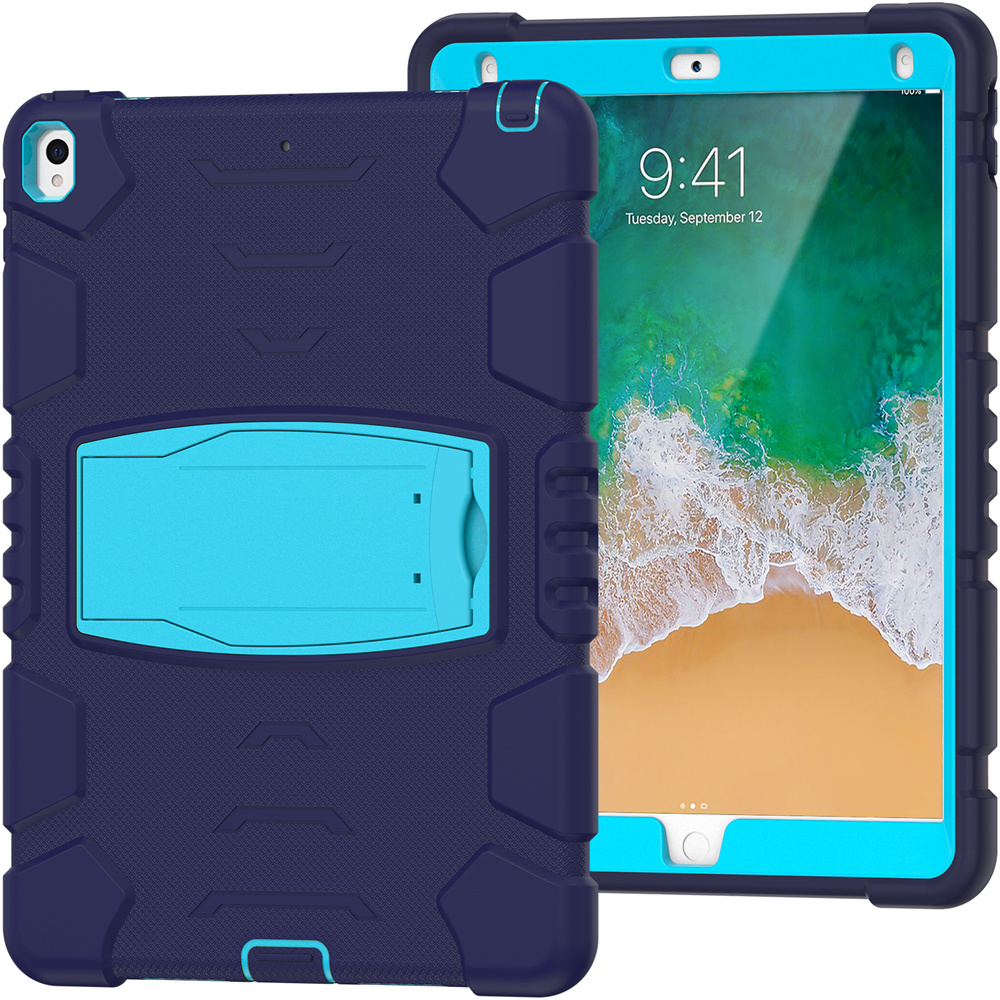 Shockproof Silicone Rugged Tablet Case For iPad air 3 Pro 10.5 inch Case Back Cover With Kickstand